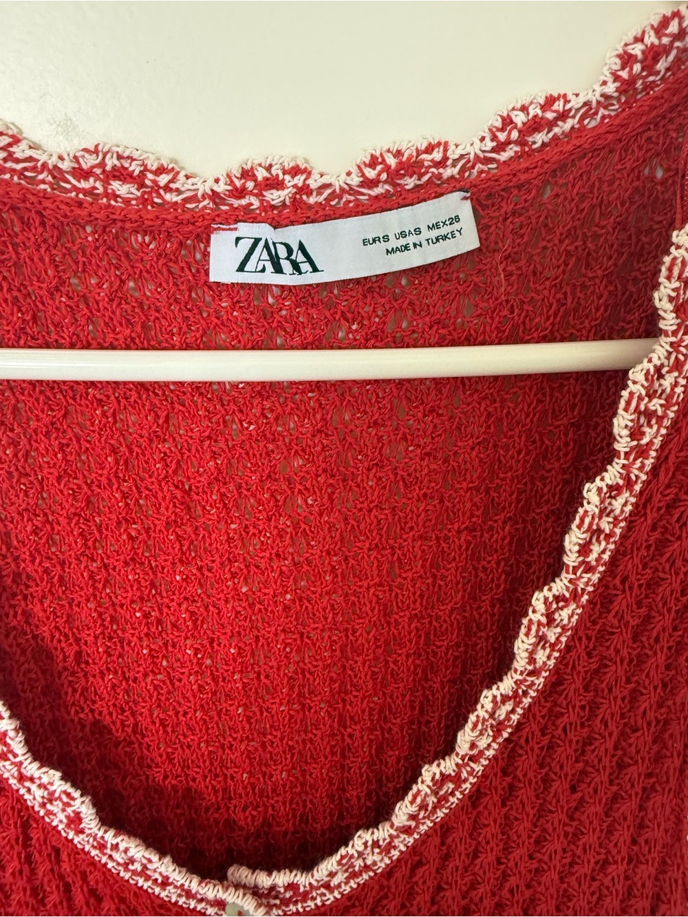 Zara Pointelle Mini Dress - Picture 4 of 7